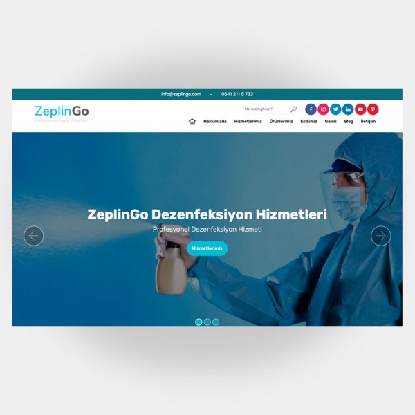 Dezenfeksiyon Web Sitesi V1