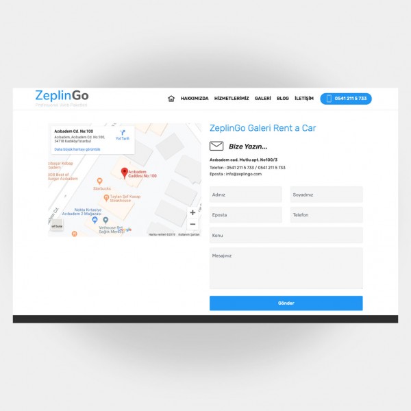 Galeri Araç Kiralama Web Sitesi V4 5