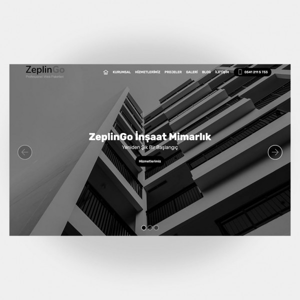İnşaat Mimarlık Web Sitesi V4