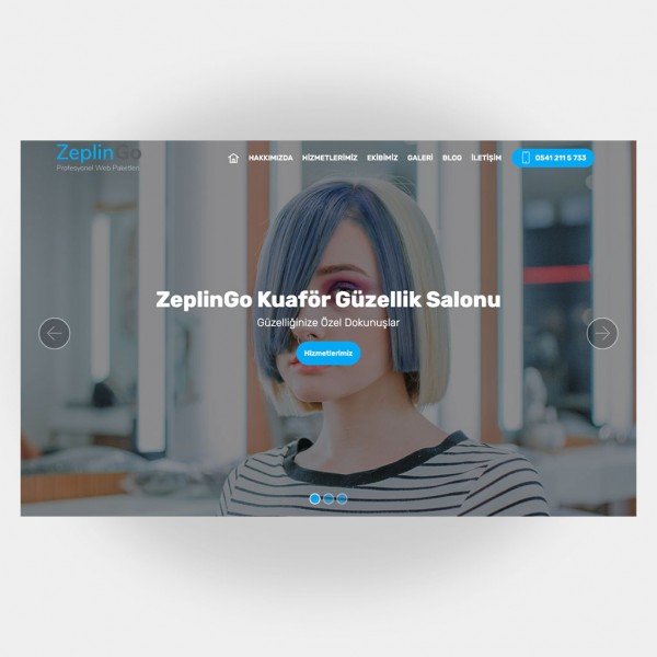 Kuaför Güzellik Salon Web Sitesi V4 1