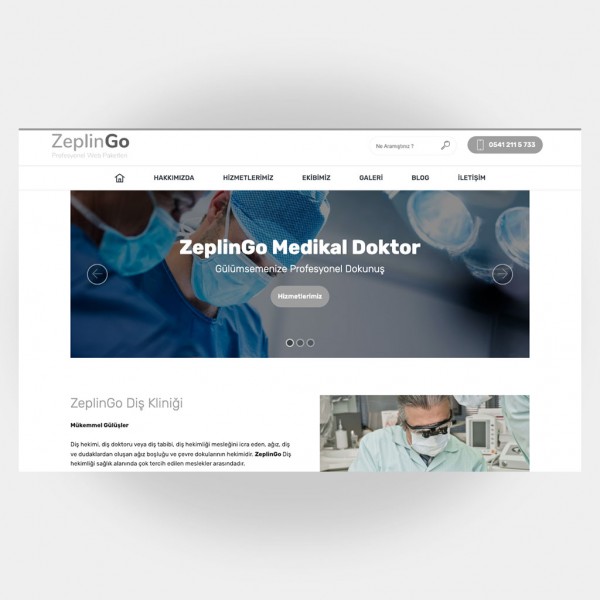 Medikal Doktor Web Sitesi V6