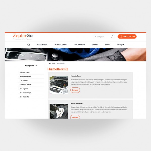 Tamir Servis Web Sitesi V6 2